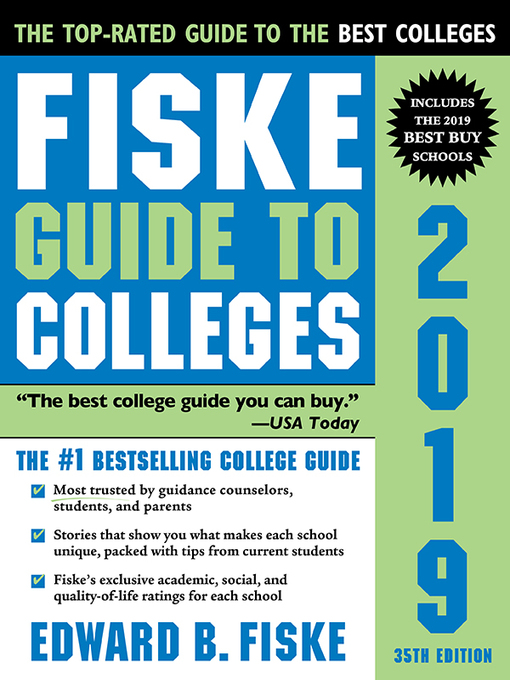 Title details for Fiske Guide to Colleges 2019 by Edward B Fiske - Wait list